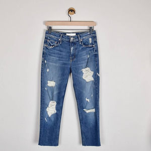 MOTHER SUPERIOR The Sinner Slouchy Cropped Jean